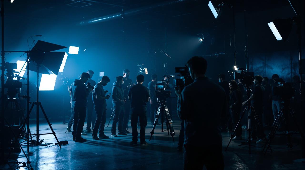 小视频制作现场